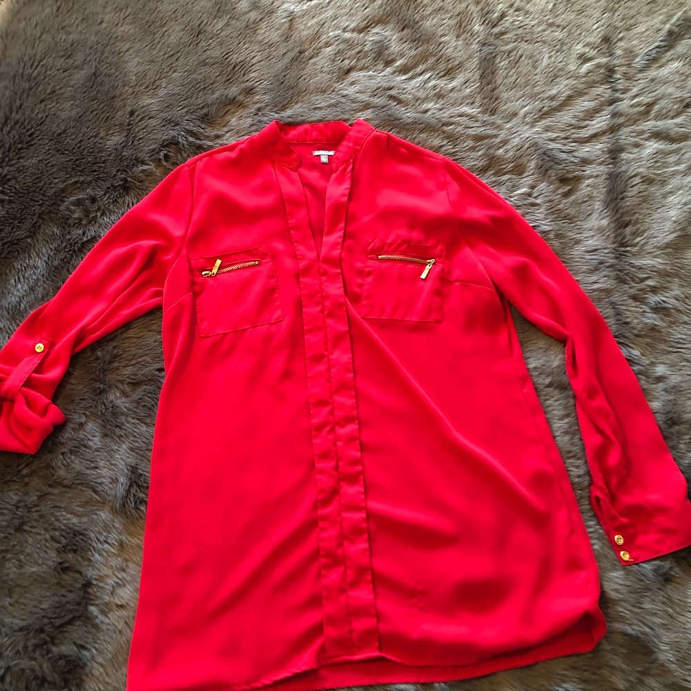 Red tunic